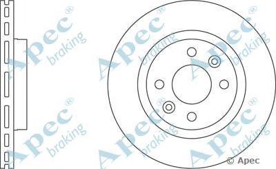 APEC BRAKING dsk836 -  Тормозной диск